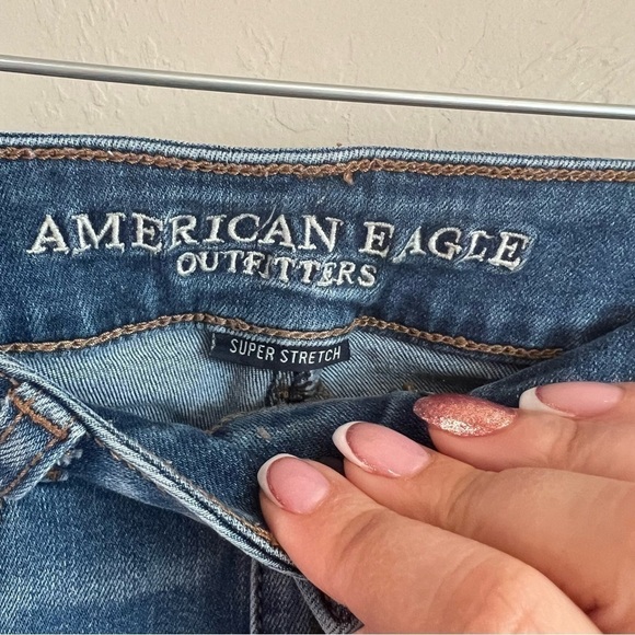 AEO MIDI Cuffed Denim Shorts - Picture 3 of 6